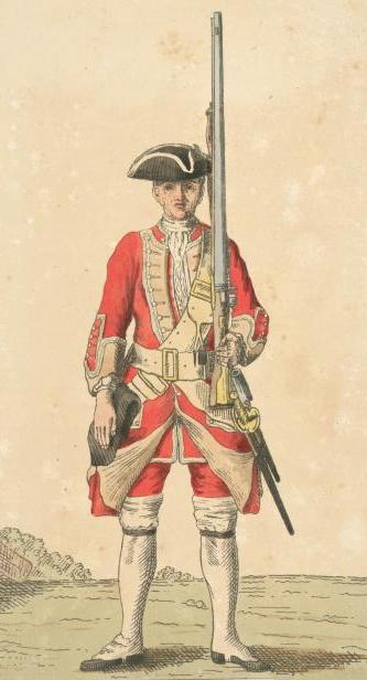 Private of the 40th Regiment of Foot, 1742 