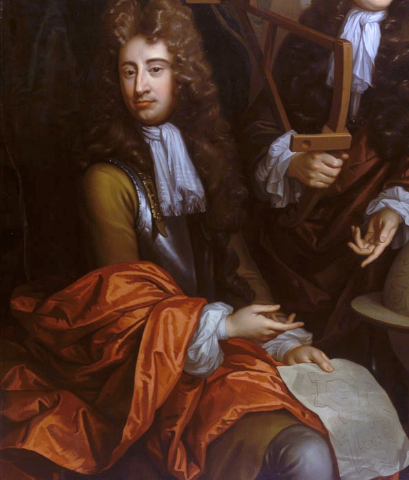 Naval Ordnance Engineer Thomas Phillips in 1693 just prior to setting sail for Saint Malo 