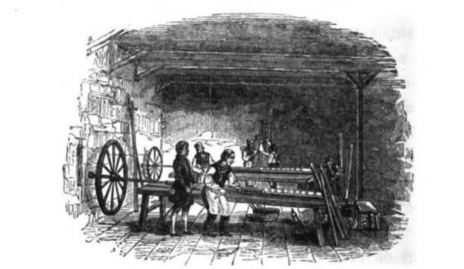 Boring and Grinding Gun Barrels, 1858 Enfield