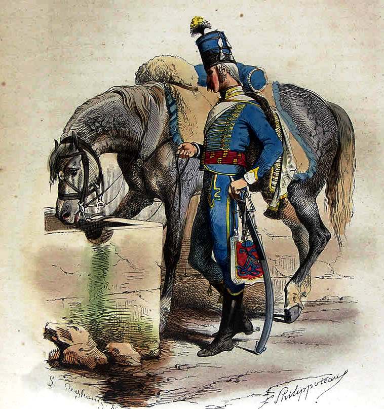 France's Hussards de Lauzun who served at Yorktown, 1781.