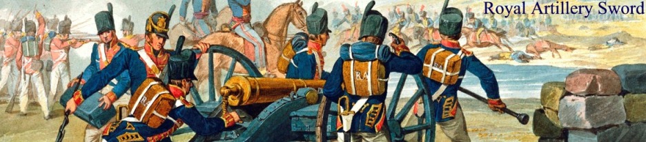 Royal Arillery Gunner's Sword banner