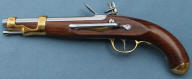 French 1766 Cavalry Pistol  (1766-1801) Flintlock reverse side