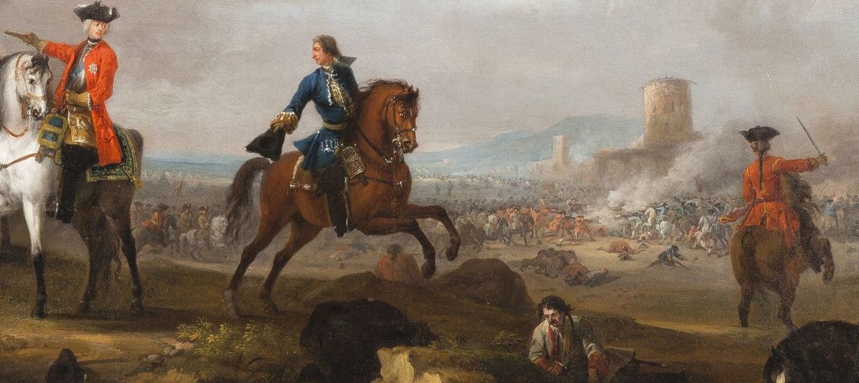 Marlborough sending orders while enemy cavalry attack infantry in the background. De Colonie notes the arrival of the Imperial Army who he initially mistaken as French reinforcements. Several Austrian, Dutch and Danish units wore a similar uniform as the French. When the Imperial troops broke through outflanking the entrenched Bavarians, an attempt was made to check the Imperial advance. It failed.