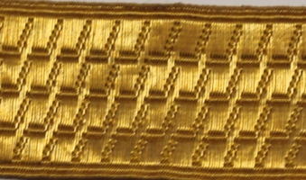Scarlet Line Military Uniform Metallic Fancy 0.5" 13mm Army Gold Lace 